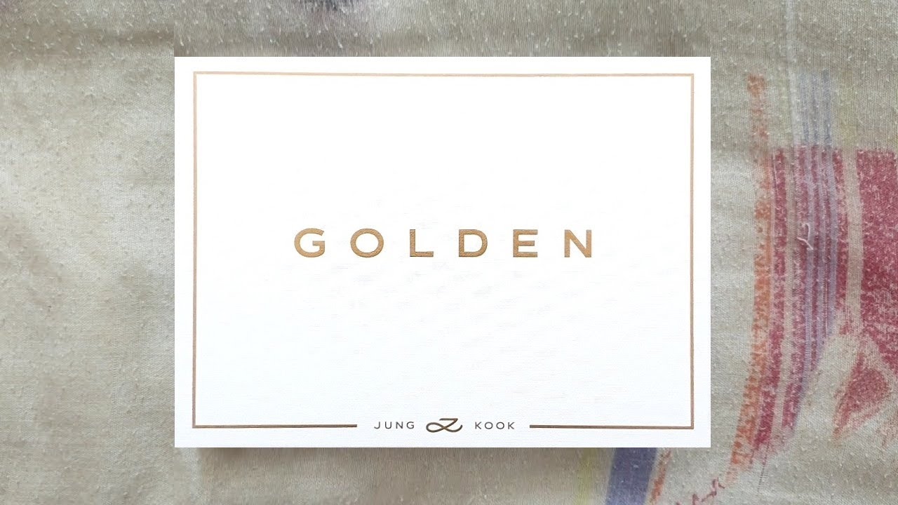 BTS JUNGKOOK Album GOLDEN SOLID CD bangtan kpop photocard