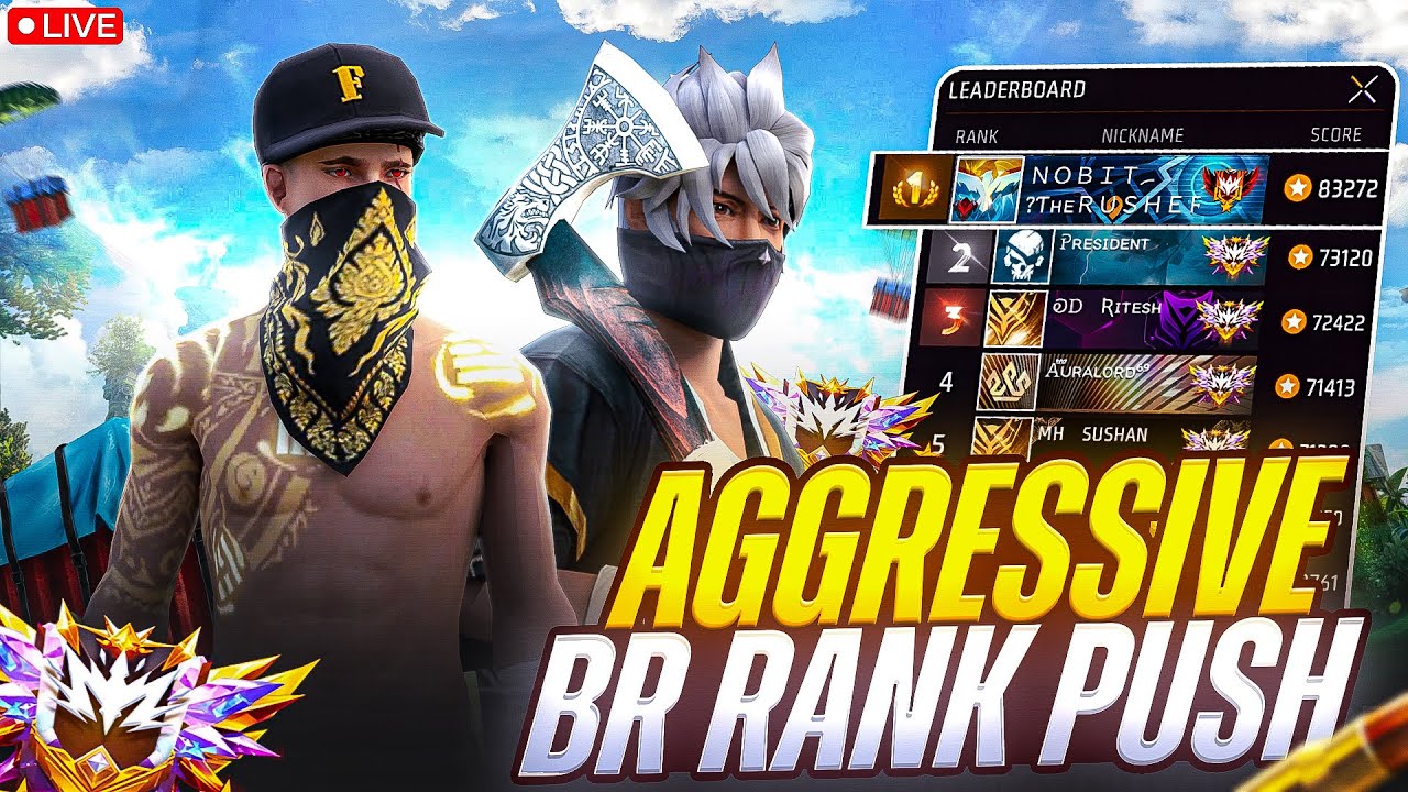 [LIVE🔴] 1 V,S 4 GUILD TEST🔥AND RANK PUSH⛷️TOP 1🏆#shortsfeed #guildtest #livestream #gyangaming