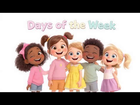 Days of the Week Song | Nursery Rhymes For Toddlers | Rhythmic Rhymes For Kids