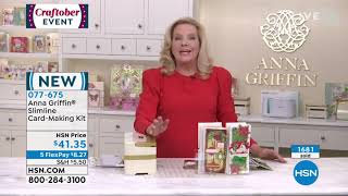 HSN | Anna Griffin Elegant Paper Crafting 10.05.2021 - 06 PM screenshot 5