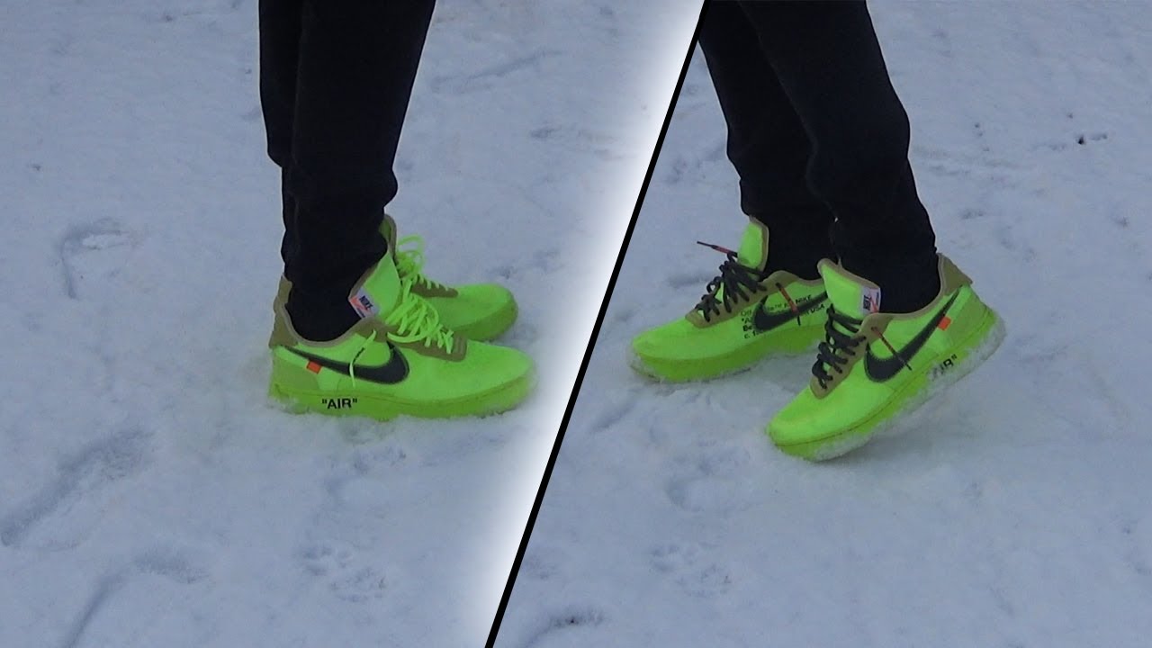 Review + On Feet, Off-White x Nike Air Force 1 'Volt