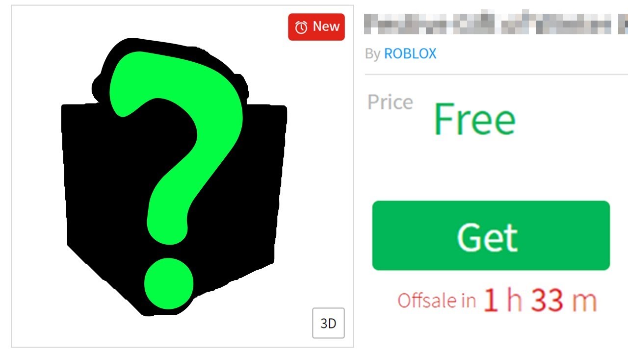 You Can Get This Rare Item For Free Now Roblox Youtube - rarest hat on roblox