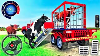 Farm Animal Transport Truck Driving - US Farm Animal Truck Game 3D - Android GamePlay screenshot 1