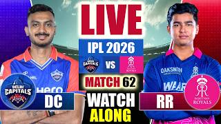 🔴LIVE: RR vs DC, IPL 2026 62th match | DC vs RR Live | Live Cricket Match Today