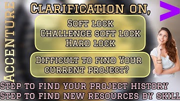 How | Step | to find | project | bench | status | lock history | smartsupply | current | Accenture