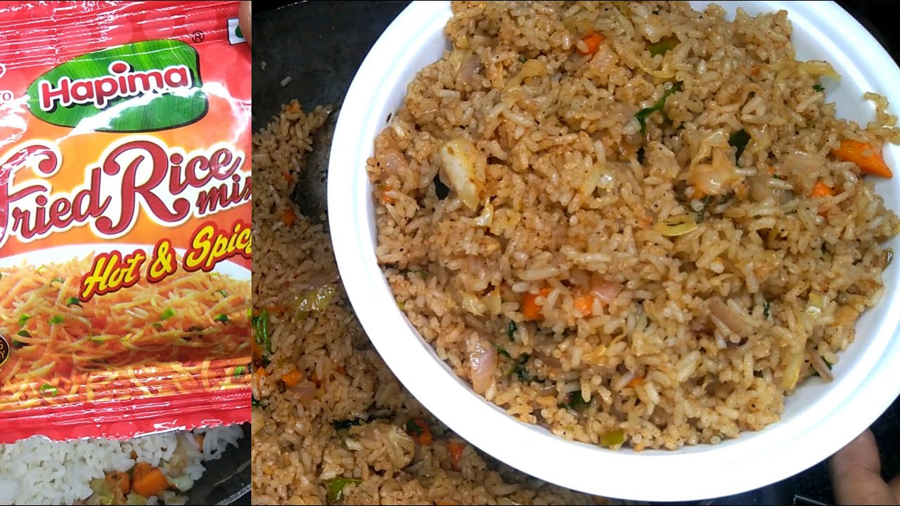 Hapima Fried Rice Mix In Tamil Hapima Hot Spicy Fried Mix Samayal Super Fried Rice Youtube