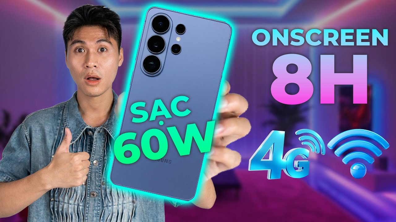 Test THỰC TẾ thời lượng pin Galaxy S26 Ultra sau 48h: Onscreen 8h THOẢI MÁI? Sạc 60W siêu nhanh!