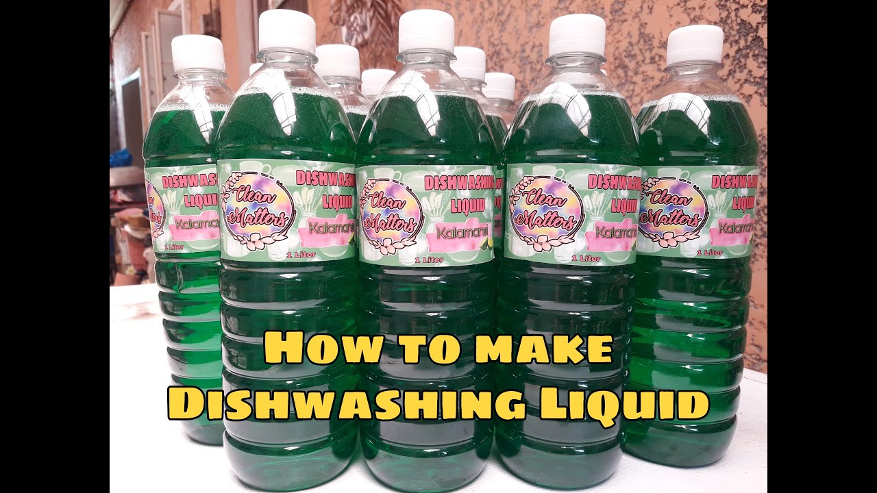 HOW TO MAKE DIY DISHWASHING LIQUID YouTube