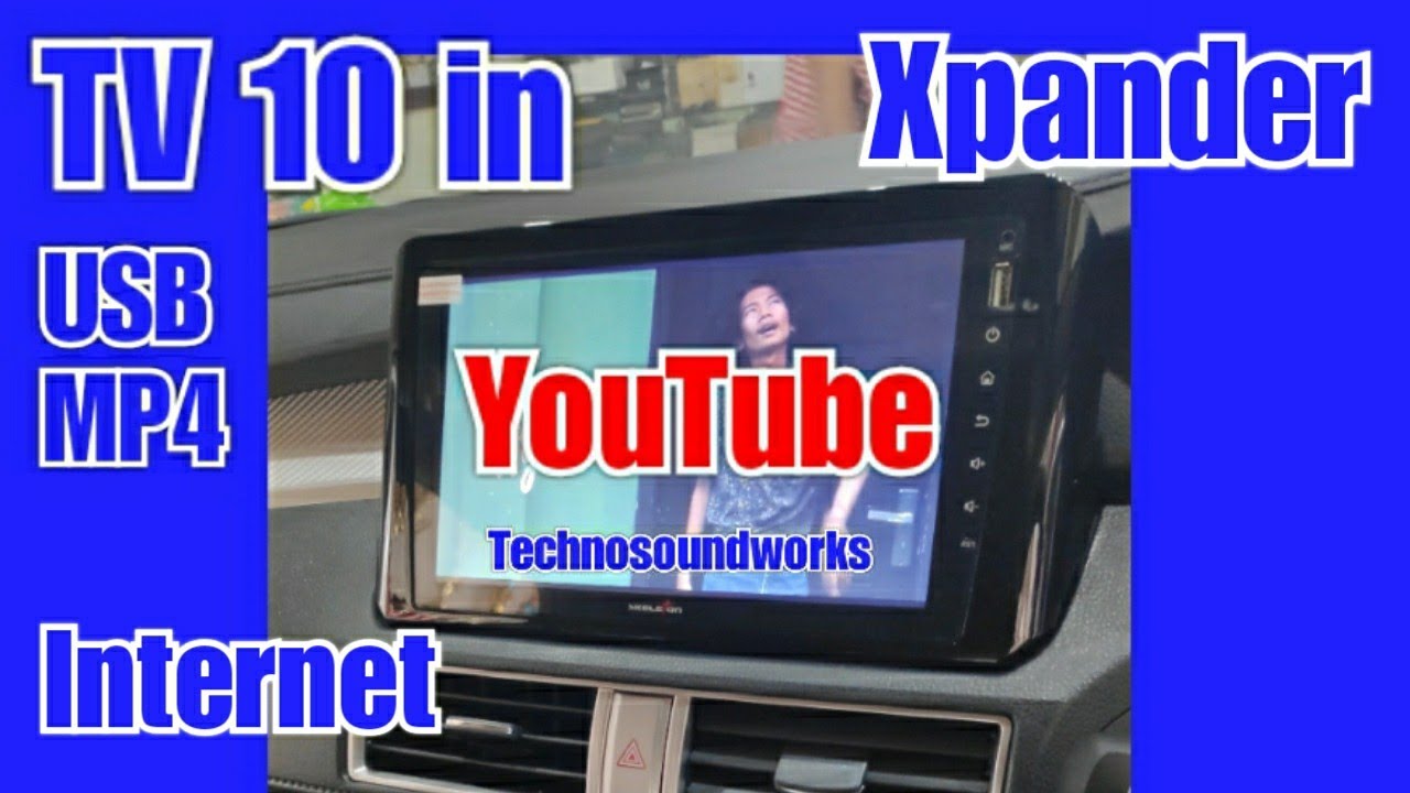 Xpander TV mobil 10 in Android - Paket Audio sound - Peredam mobil Automat - Jok mobil - kaca film