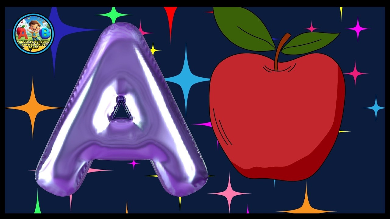 Изучаем алфавит с улыбающимися персонажами: песенки от А до Я, детские стишки и песенки для детей.