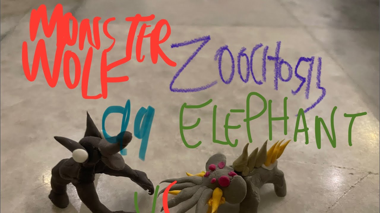 Wolf Monster 99 Nights vs Zoochosis Elephant - YouTube