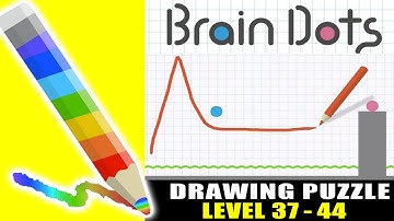 Brain Dots - Draw and Solve : Level 37-44 ios Gameplay