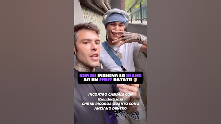 Giovane Fedez e Rondo Lucia 😼 #fedez #rondo #trap
