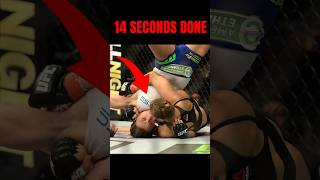 Ronda Rousey’s 14-Second Armbar That Shocked the World! #ufc #shorts