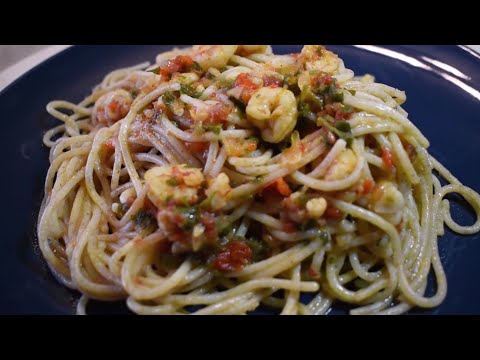 Video: Špagete Sa škampima I Gljivama - Korak Po Korak Recept Sa Fotografijom