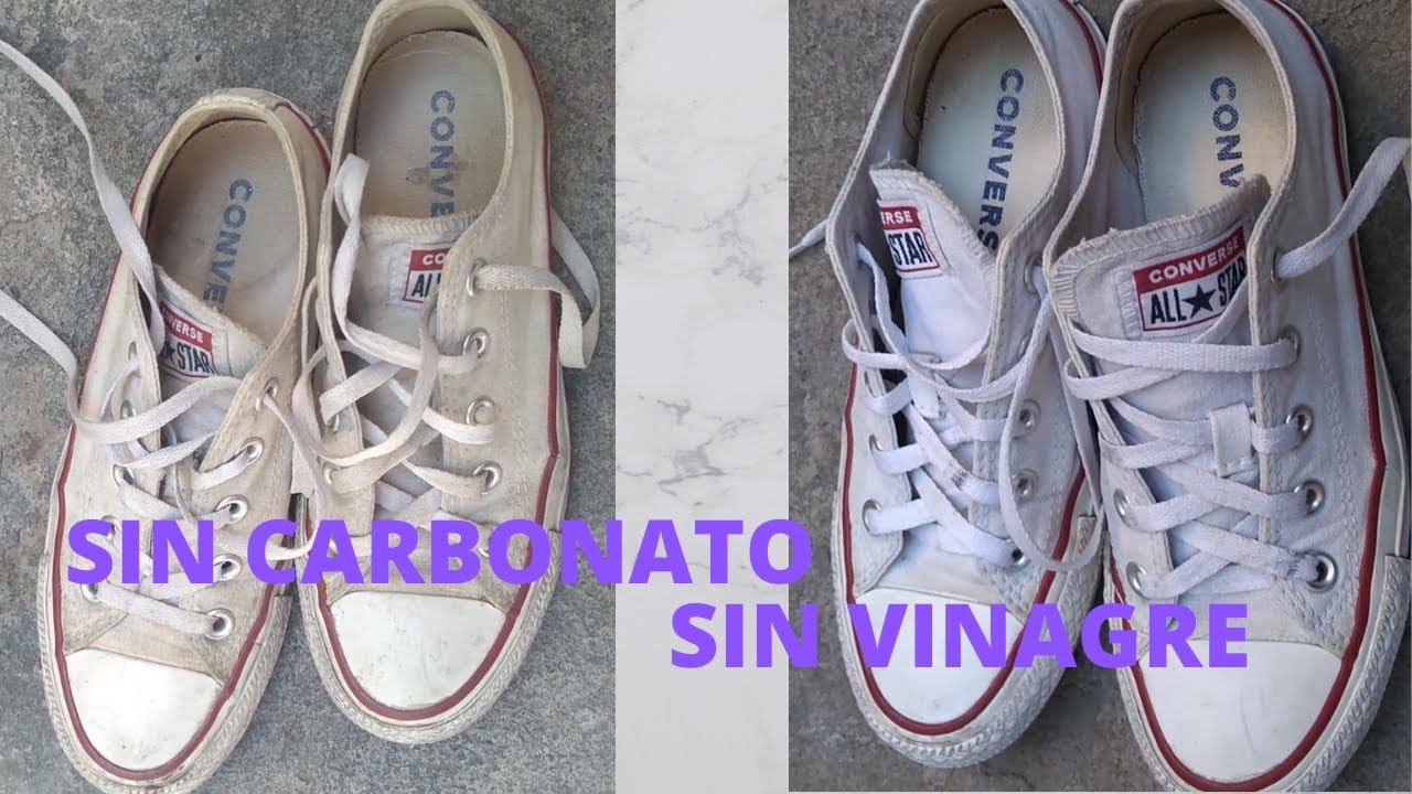 Como lavar las converse blancas