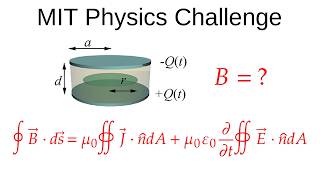 Information MIT Physics Problem: Ampere-Maxwell Law & Discharging Capacitor | Electricity & Magnetism Update