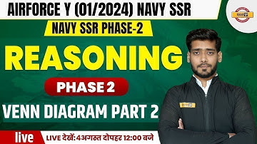 AIRFORCE REASONING CLASS | VENN DIAGRAM 2 | AIRFORCE Y & NAVY SSR 2023 | BY SHASHANK SIR | EXAMPUR