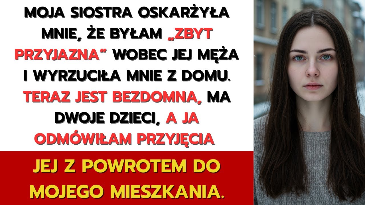 Moja siostra wyrzuciła mnie za fałszywe oskarżenia: teraz bez dachu nad głową chce ze mną zamieszkać