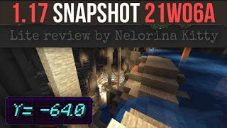 New Caves & The Height of the World / Minecraft Snapshot 21w06a | Nelorina Kitty