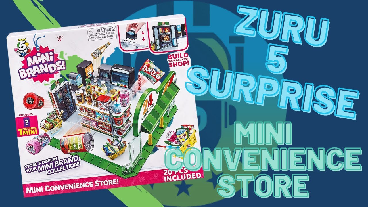 Zuru 5 Surprise Mini Brands Mini Convenience Store Unboxing