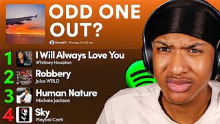 Guessing the Song that DOESN'T Match the Playlist Theme 6 screenshot 2