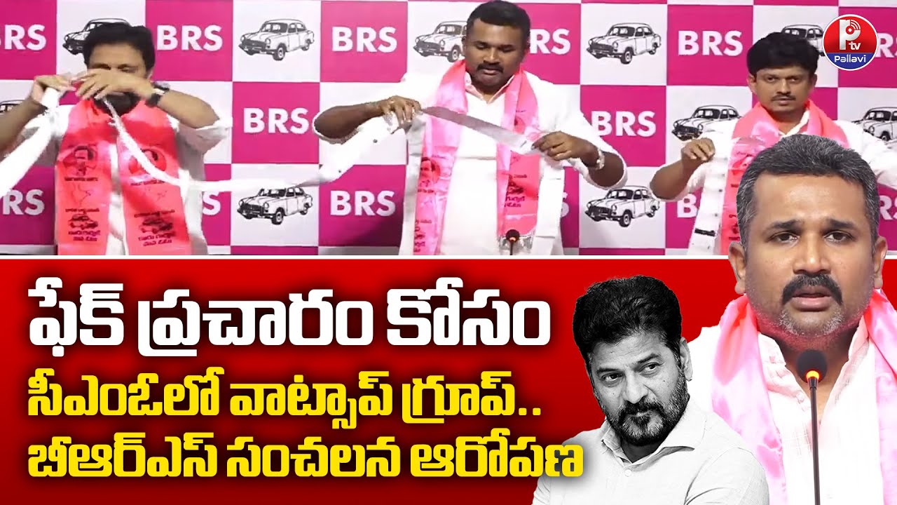 BRS Manne Krishank Exposed CM Revanth Reddy CMO Team | Telangana Bhavan | Pallavi TV