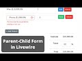 Livewire Invoice Editor Component: Parent-Child Example
