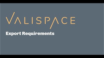 Valispace Drone Tutorial Step 2: Export Requirements