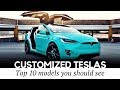 TOP 10 Custom Teslas: Electric Cars with Best Exterior and Interior Tuning