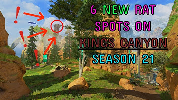 BEST 6 **NEW** Apex Legends Season 21  -  Rat Spots on Kings Canyon
