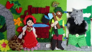 Quiet book | Little Red Riding Hood | Felt book  / 펠트 북 리틀 레드 라이딩 후드 / フェルトブックリトルレッドライディングフード screenshot 4