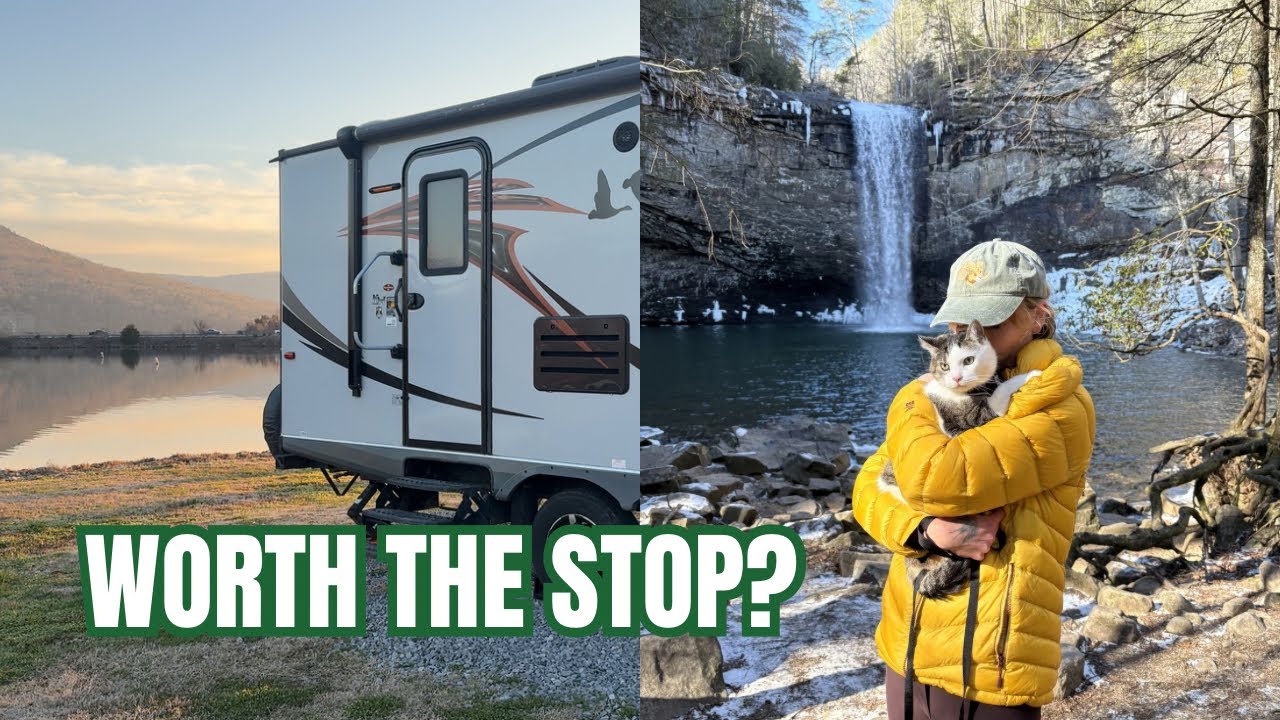 Exploring Chattanooga Waterfalls + How We Keep Our RV Cats Comfortable and Happy