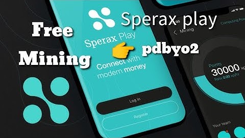 How to register sperax play