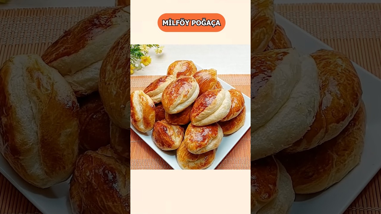 HERKESİN TARİF SORACAĞI NEFİS MİLFÖY POĞAÇA TARİFİ #poğaça #poğaçatarifi #yemek