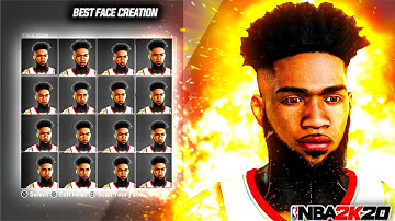 *NEW* BEST DRIPPY FACE CREATION TUTORIAL IN NBA2K20! LOOK LIKE A DRIBBLE GOD | BEST FACE CREATION!