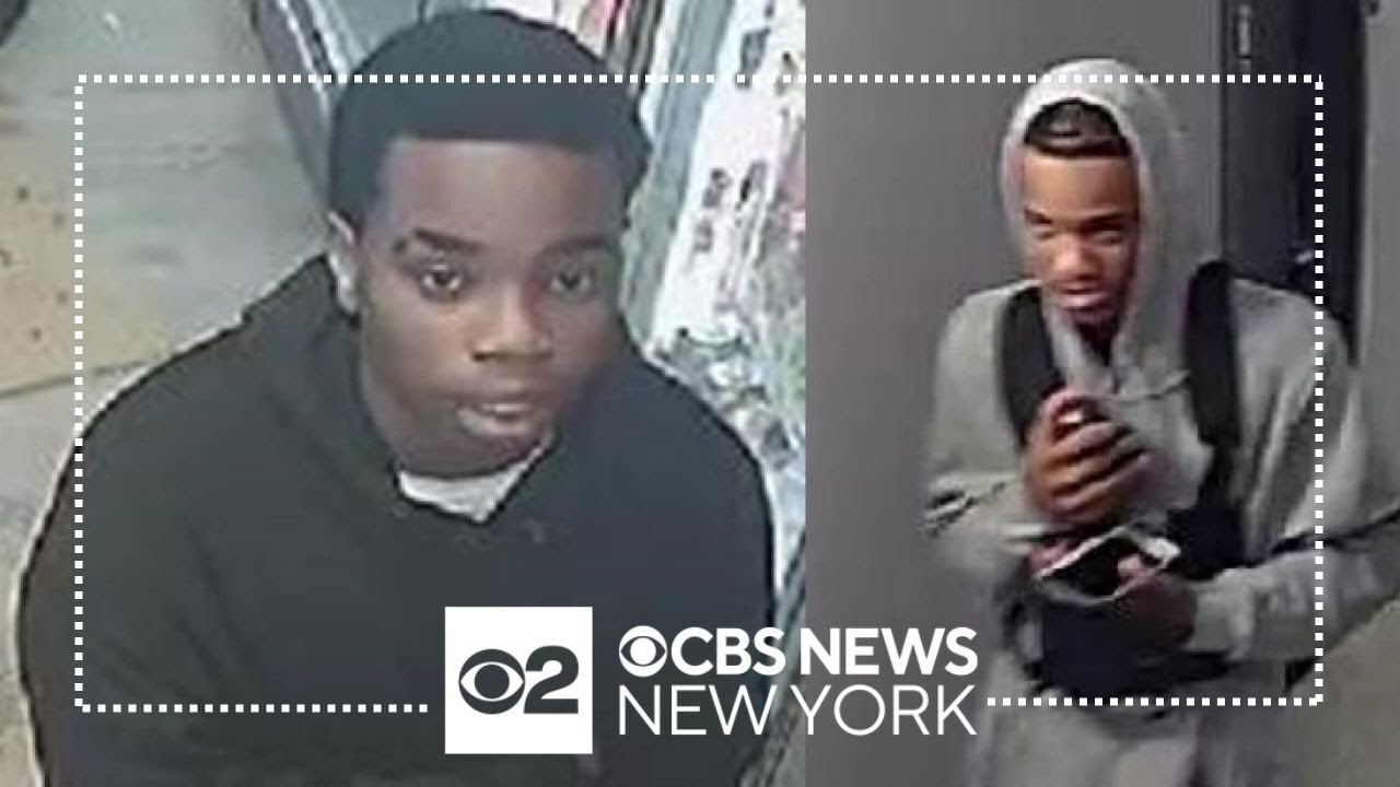 Police seek 2 suspects in attempted armed robbery in Brooklyn - YouTube