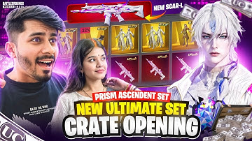 NEW WORLD RECORD ULTIMATE SET CRATE OPENING IN BGMI 🔥 NEW SCAR-L SKIN MAXOUT - BGMI CRATE OPENING