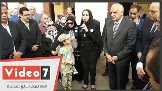 محافظ الجيزة يفتتح مدرسة الشهيد أحمد محمود شعبان