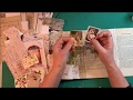 Craft with Me - Collage Snippet Rolls from Project Leftovers
