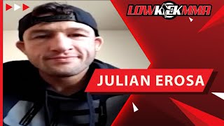 Julian Erosa Targets Alex Caceres Or Jordan Griffin After Flying Knee KO Win At UFC Vegas 19