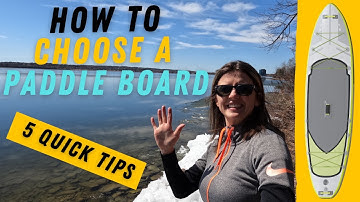 5 Tips On Choosing A Paddle Board (SUP Paddle Boards)(iRocker) 2022