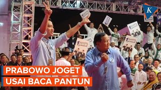Momen Prabowo Joget Usai Bacakan Pantun untuk Cak Imin