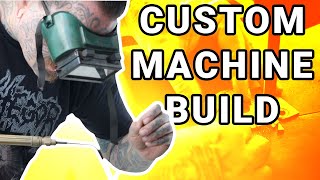 Kingpin Ernie D and Dietsch work together on a custom coil machine set