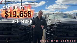 HUGE 2026 RAM Diesel Discounts | Up to $19,658 Off MSRP Exclusively at Redwater Dodge!