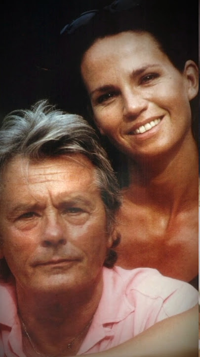 Alain DELON & Rosalie Van BREEMEN. Happy couple.