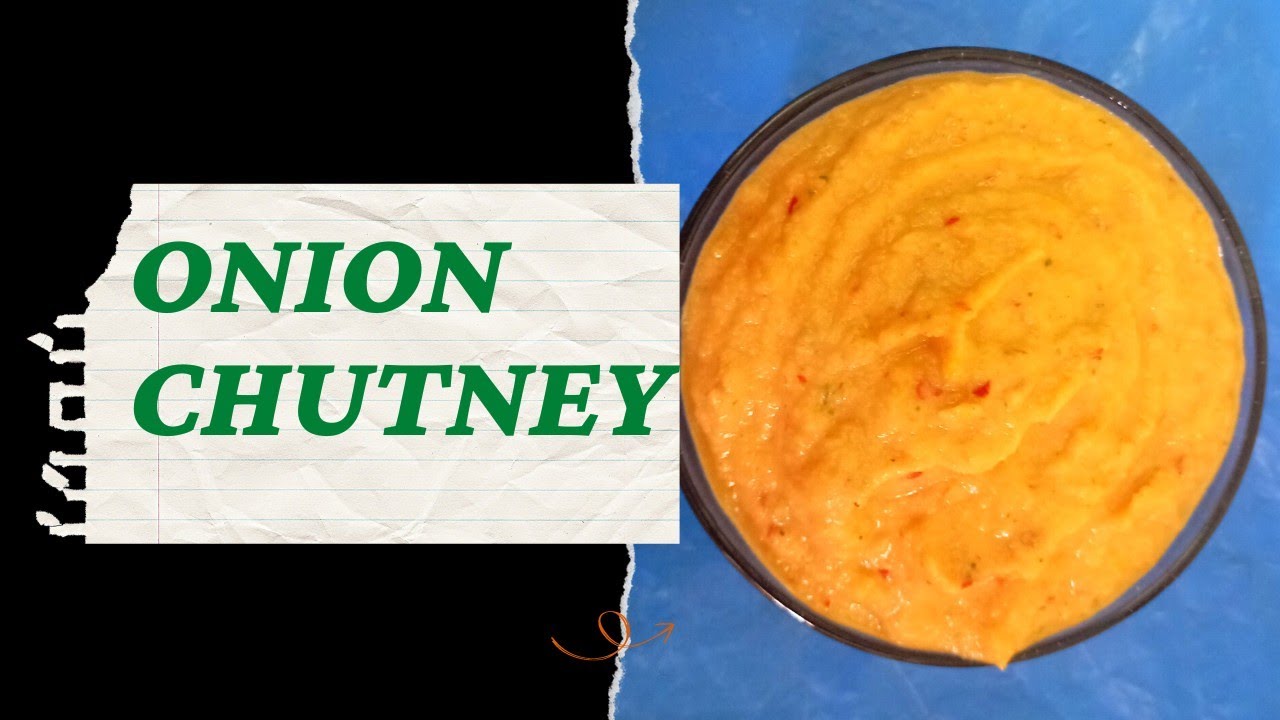 Onion chutney Side dish for idli,dosa/chappathi Chutney recipes