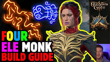 OP Way of the Four Elements MONK Build - Baldur