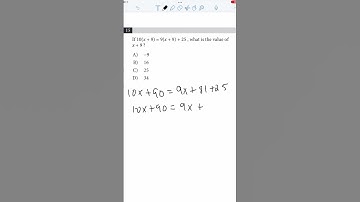SAT MATH TRICKS: SOLVING LINEAR EQUATIONS #maths #sat