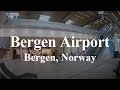 Walking tour at Bergen Airport - travel in Bergen, Norway